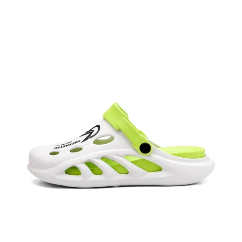 British Knights ЭВА Устойчивые к истиранию Домашние тапочки Унисекс Белый Зеленый