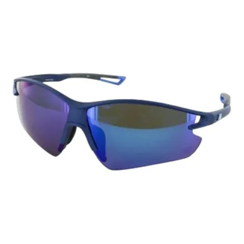 New Balance Пластик TR90 Нерегулярная форма Солнцезащитные очки Мужской Синий