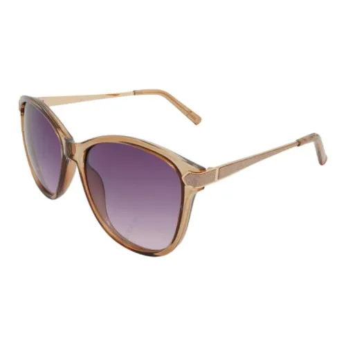 GUESS Вакуумно-формованные Кошачий глаз Солнцезащитные очки Женские Яркий Бежевый