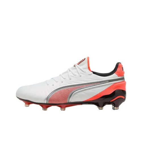 PUMA King Ultimate Поддержка Футбольные бутсы Унисекс Белый