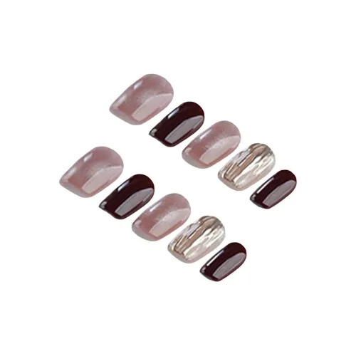 YIYIHE Минималистский стиль Кошачий глаз Элегантный Модный MID Длина Укороченный Короткий Квадрат Круглый Красный Однотонный