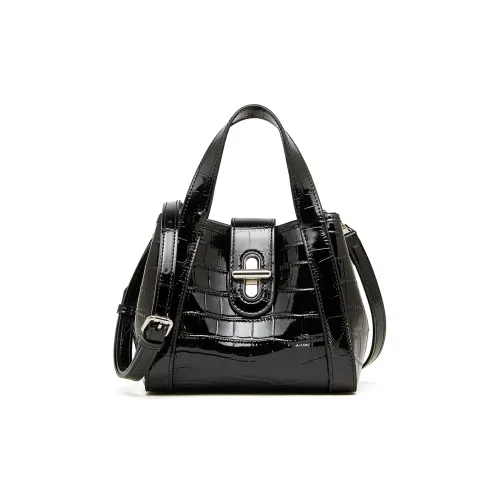 DIFFERENT FACES Сумка через плечо из коровьей кожи сумка обычная женская черная