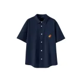 Темно-синий, синий (коричневый логотип на груди)