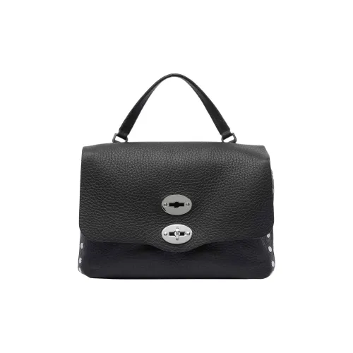 Zanellato Postina Телячья кожа Одно плечо Сумка Маленькая Женская Черная