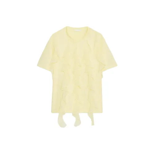 ZARA Желтые Женские Футболки