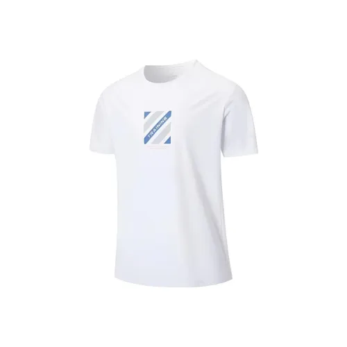 XTEP ZONGXUNXILIE Бег T-Shirt Мужской Pearl White