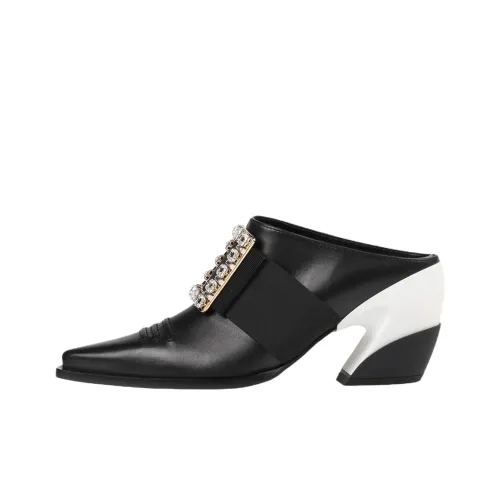 Roger Vivier Домашние тапочки Женские Черный