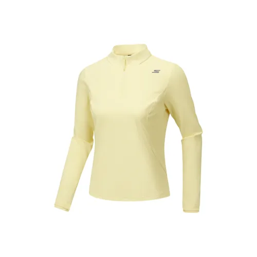 Skechers Желто-кремовый/0217 Женские футболки