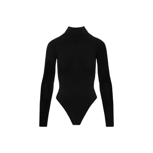 NAKED WARDROBE Угольно-черный Женское боди