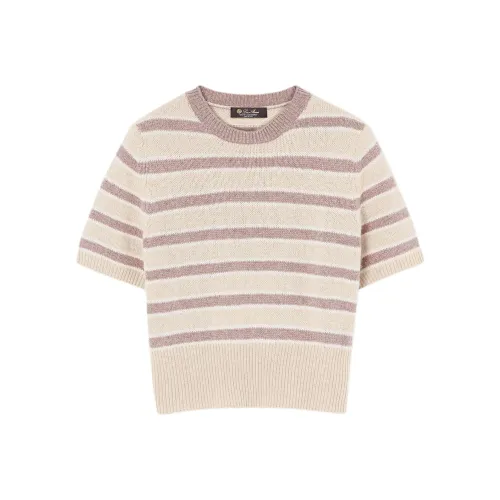Loro Piana Натуральный Розовый Женские Кашемировые Свитеры