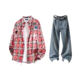 Washed Red + Vintage Blue [Джинсы]