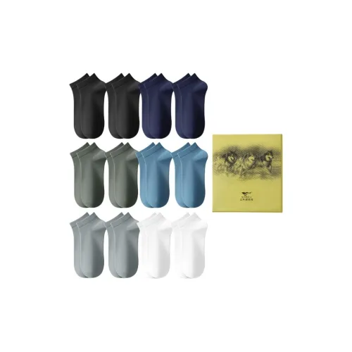 SEPTWOLVES 12 Pack Multicolor Men's No Show Socks SEPTWOLVES 12 Пачка Многоцветные Мужские Носки Без Показа