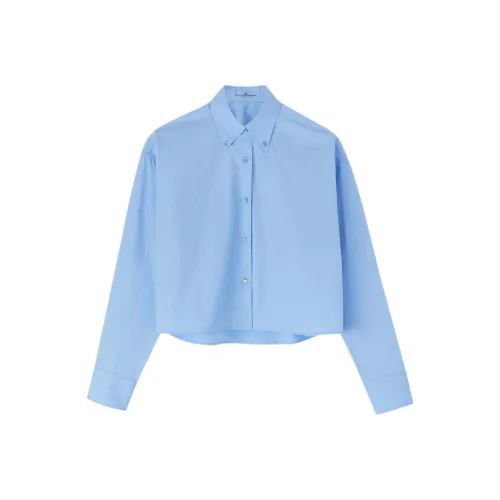 ERMANNO SCERVINO Светло-синие Женские Рубашки