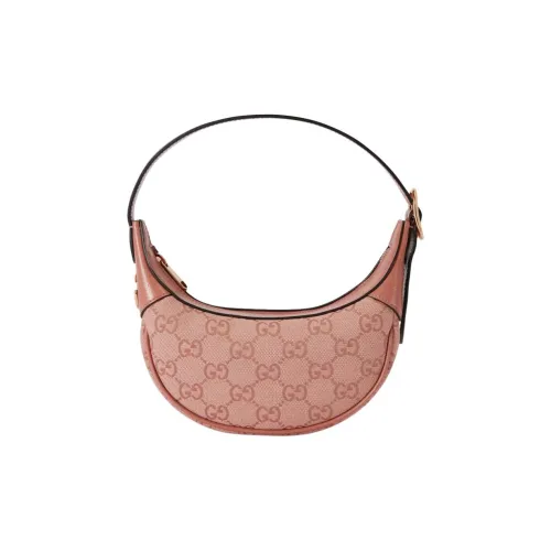 GUCCI Ophidia Холст Сумка через плечо Мини Женский Розовый