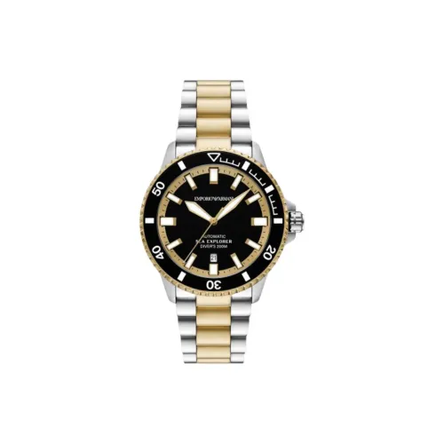 EMPORIO ARMANI Автоматический Механический Механизм Мужские Часы 42 мм Черный