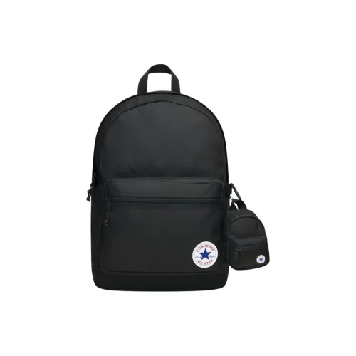 Converse GO 2 Polyester Backpack Regular Unisex Black Конверс GO 2 Полиэстер Рюкзак Стандартный Унисекс Черный