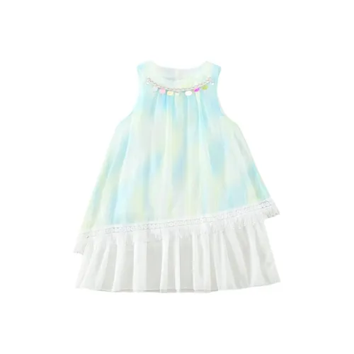 PROTECTCAMEL Светло-синий Платья для дошкольников
