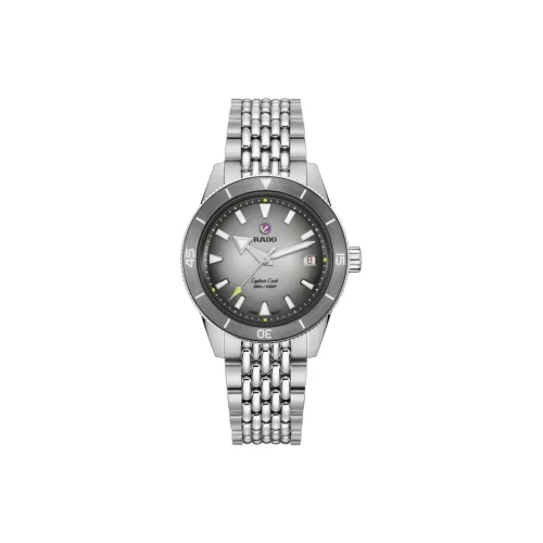 RADO Автоматический механический механизм Унисекс Captain Cook Collection Часы 39 мм Серые