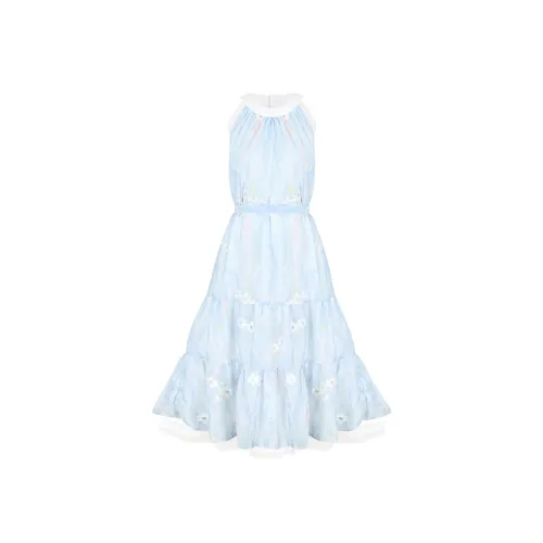 Umoumo Без рукавов Платье Женское