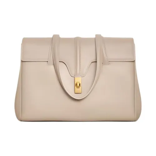 CELINE 16 Soft Коровья кожа Сумка на плечо Средний Женские Капучино Кофе