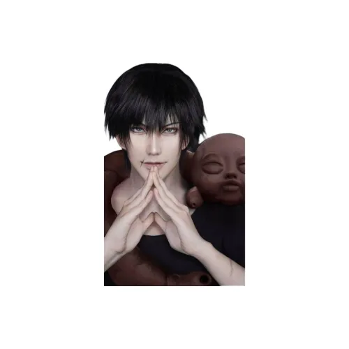 Перука Sweet Pillow House для мужчин Full Head аниме с короткими волосами синтетические волосы пряжа высокой температуры