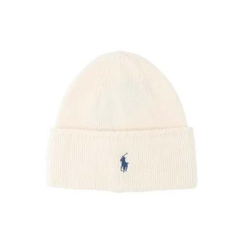Polo Ralph Lauren Мериносовая шерсть Шапки-бини Унисекс Белый