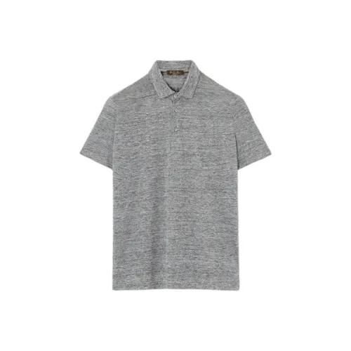Loro Piana Серый Мужской Поло
