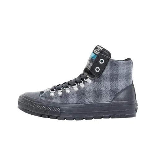 WOOLRICH x Converse Chuck Taylor All Star High Топ Скейтборд Кроссовки Унисекс Черный