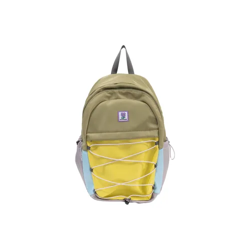 Gerlanx Nylon Backpack Standard Unisex Yellow Sky Blue Gerlanx Нейлоновый рюкзак стандартный унисекс желтый небесно-голубой