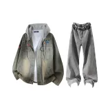 Washed Yellow Clay + Smoke Gray Jeans  
Вымытые Желтый Глина + Дым Серый Джинсы