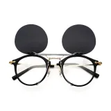 Черный Золото + С откидной крышкой Серый Накладные линзы