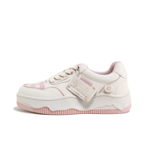 TTKJ Скейтборд Кроссовки Низкие Энергичный Розовый с Щенком CHARMS Женские