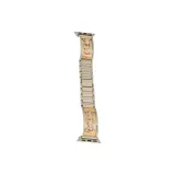 Серебряный, розово-золотой, дизайнерский, двойное кольцо, браслет, металл, ремешок