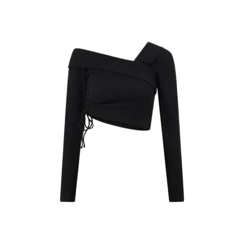 SABO SKIRT Черный Женские Короткие топы