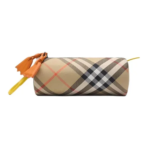 Burberry Пенал В Клетку С Утиными Мотивами Вручную Прокрашенные Края