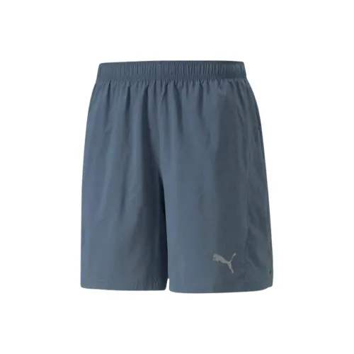 PUMA Спортивные шорты Мужские Черепичный синий