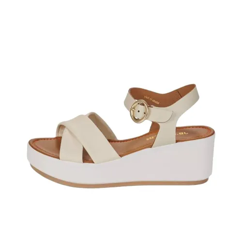 JB MARTIN AMBRE One Ремешок Сандалии 7 см Женские Бежевые