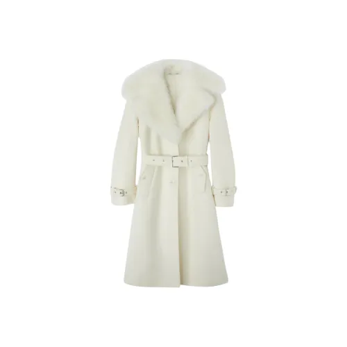 ERMANNO SCERVINO Белый Женские Пальто