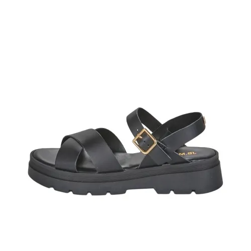 JB MARTIN DECIDEE One Ремешок Сандалии 4CM Женские Черные