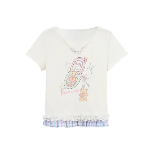 SNBL Белый Женские Футболки