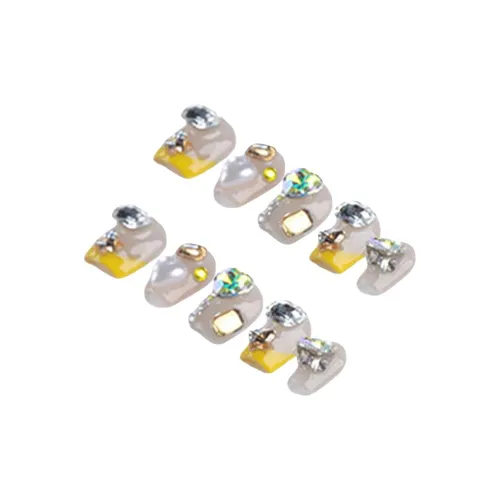 YIYIHE Белый кот Eye Кристальный MID Длина Укороченный Короткий Квадрат Круглый Белый Однотонный