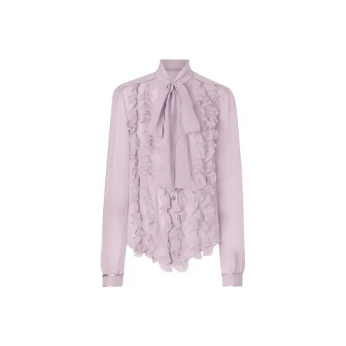 Leather Cat Розовый Женские Рубашки