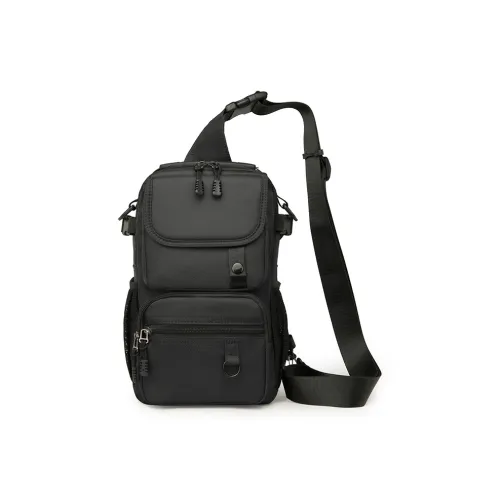 Yin Chu Водонепроницаемая тканевая сумка через плечо мужская многоцветная