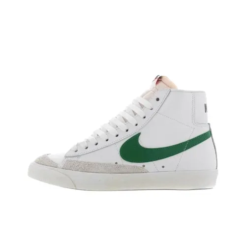 Nike Blazer Mid 77 MID Топ Скейтборд Кроссовки Мужские Белые Зеленые