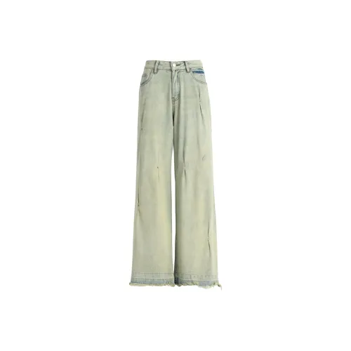 Vine Color Светло-зеленый Женские Джинсы