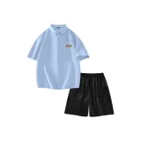 [2 пачки] Светло-синий (Логотип Enjoy Fun на груди) + черный