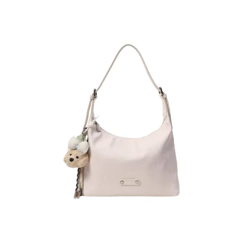 PAYOT Синтетическая кожа Midsummer Остров Tour Подмышечный Сумка на плечо Обычный Женские Лунно-белый