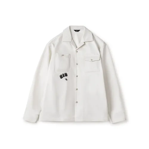 MADEN Amekaji Белый Мужская Рубашка