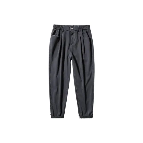 HIPANDA Темно-серый Унисекс Повседневные брюки