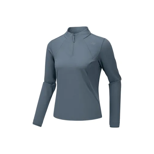 Skechers T-Shirt Женская Темно-Серый